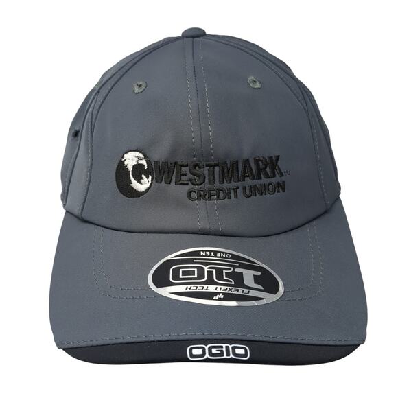 Westmark Credit Union Baseball Cap Gray One Size Adjustable 110 Flexfit Ogio - Picture 1 of 9